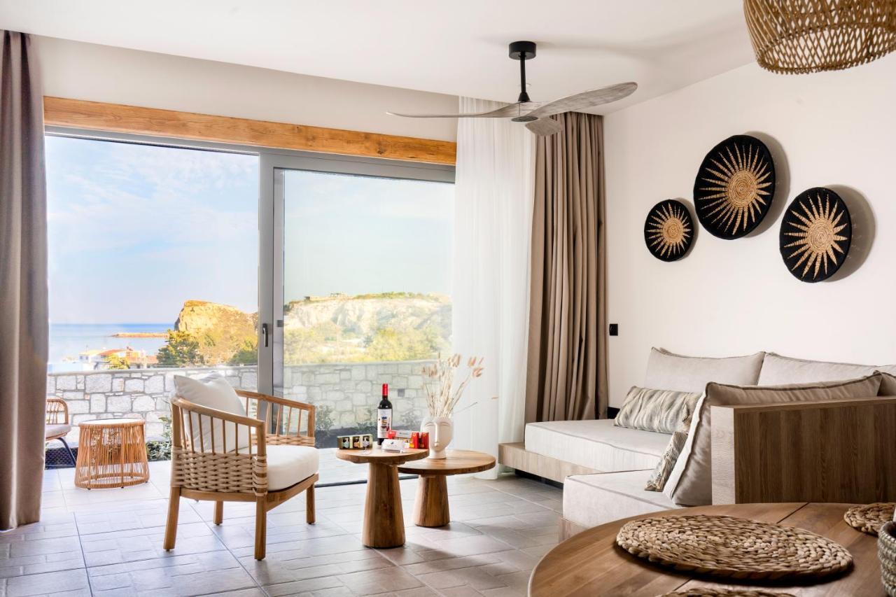 Lithos Luxury Villa Arhángelosz Kültér fotó