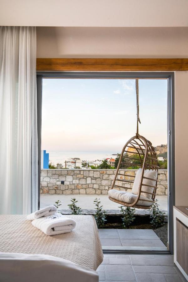 Lithos Luxury Villa Arhángelosz Kültér fotó