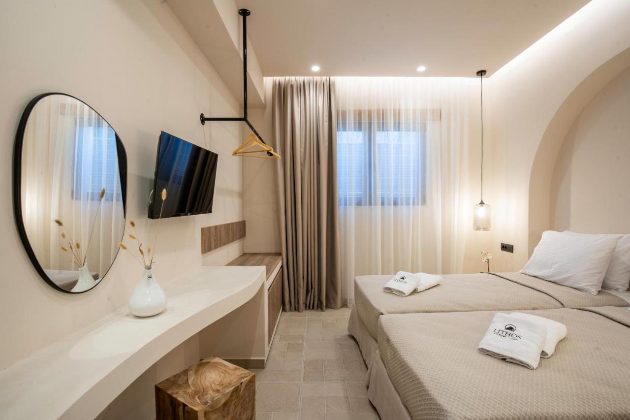 Lithos Luxury Villa Arhángelosz Kültér fotó