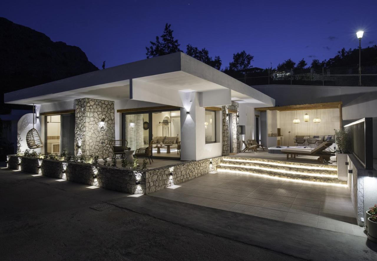 Lithos Luxury Villa Arhángelosz Kültér fotó