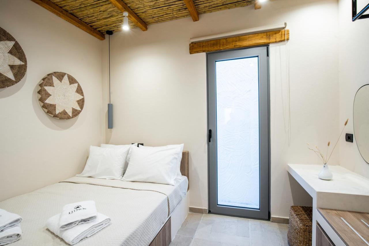 Lithos Luxury Villa Arhángelosz Kültér fotó